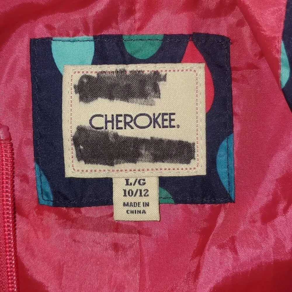 Cherokee Girls Raincoat || Large 10/12